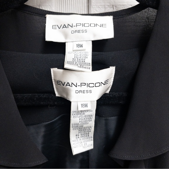 DONATING 02/01 | Vintage Evan Picone Dress and Shrug - Picture 5 of 6